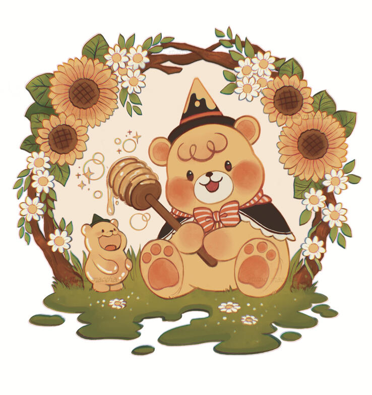 studio maccha: mellibear the honeybear witch