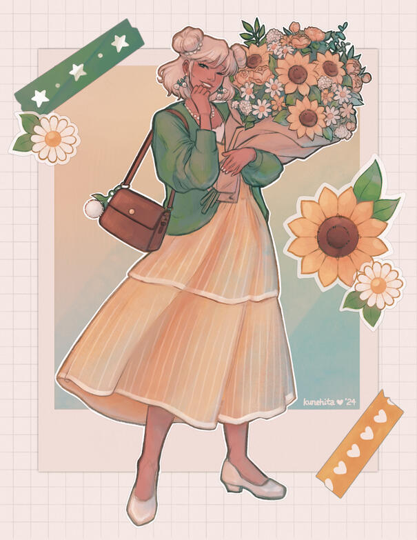 childhood art redraw